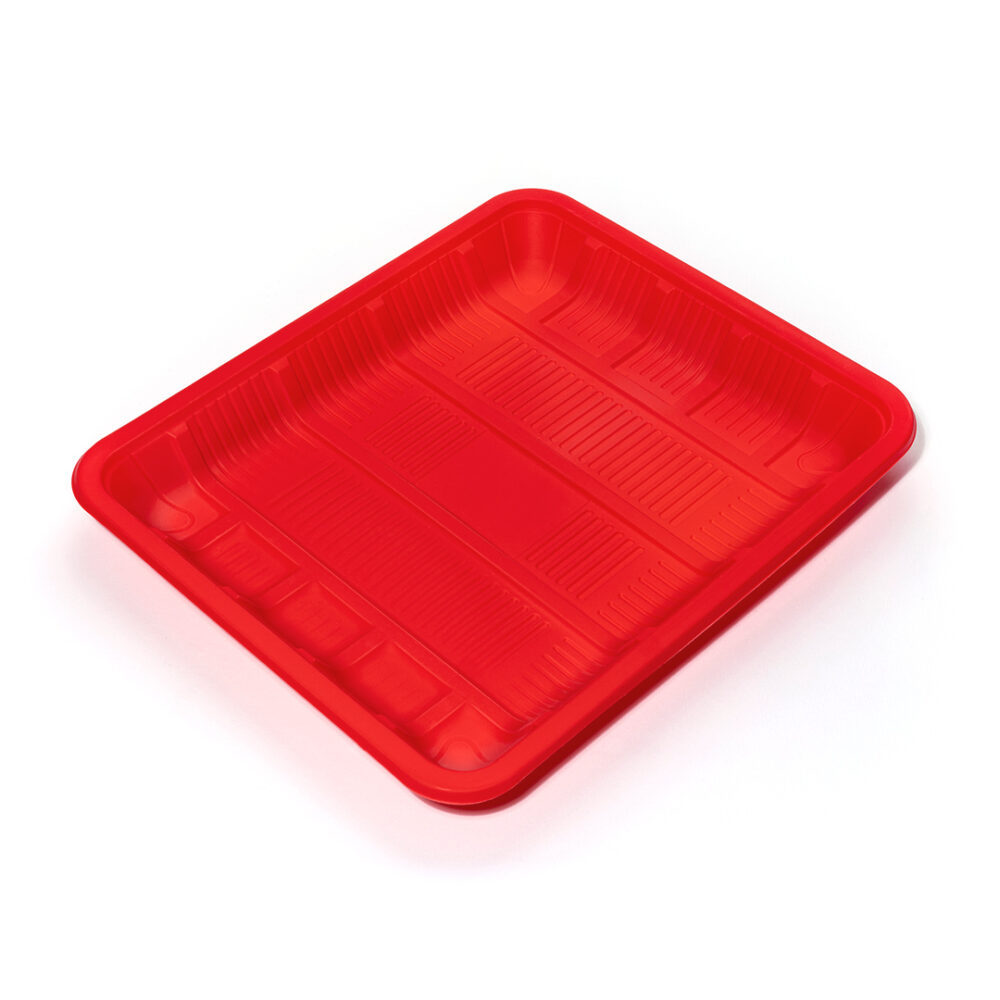 Bio Wabi Charola Roja desechable biodegradable